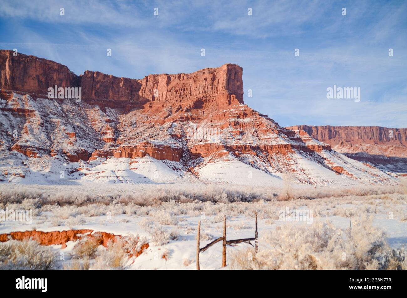 Turismo guida del sud-ovest americano. Scenario dello Utah Arizona Canyon Foto Stock