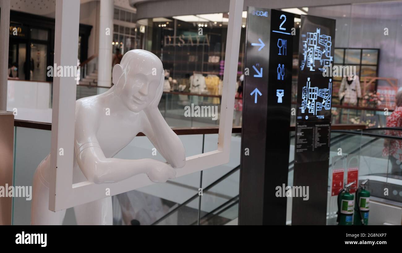 Mannequin Shopping Mall interni Affari ed Economia Bangkok Thailandia Foto Stock