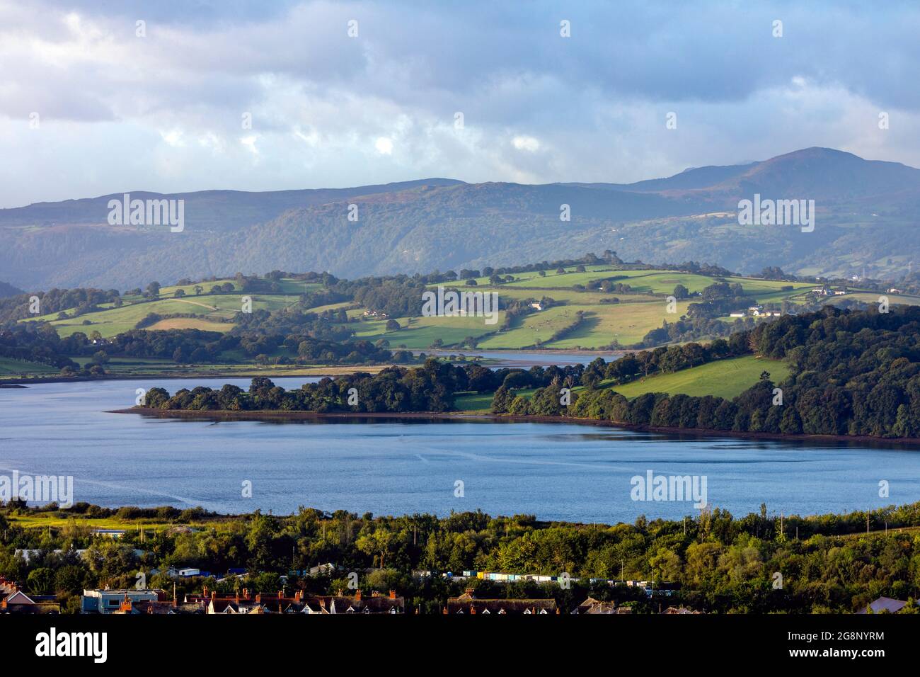 Estuario di Conwy; Galles; Regno Unito Foto Stock