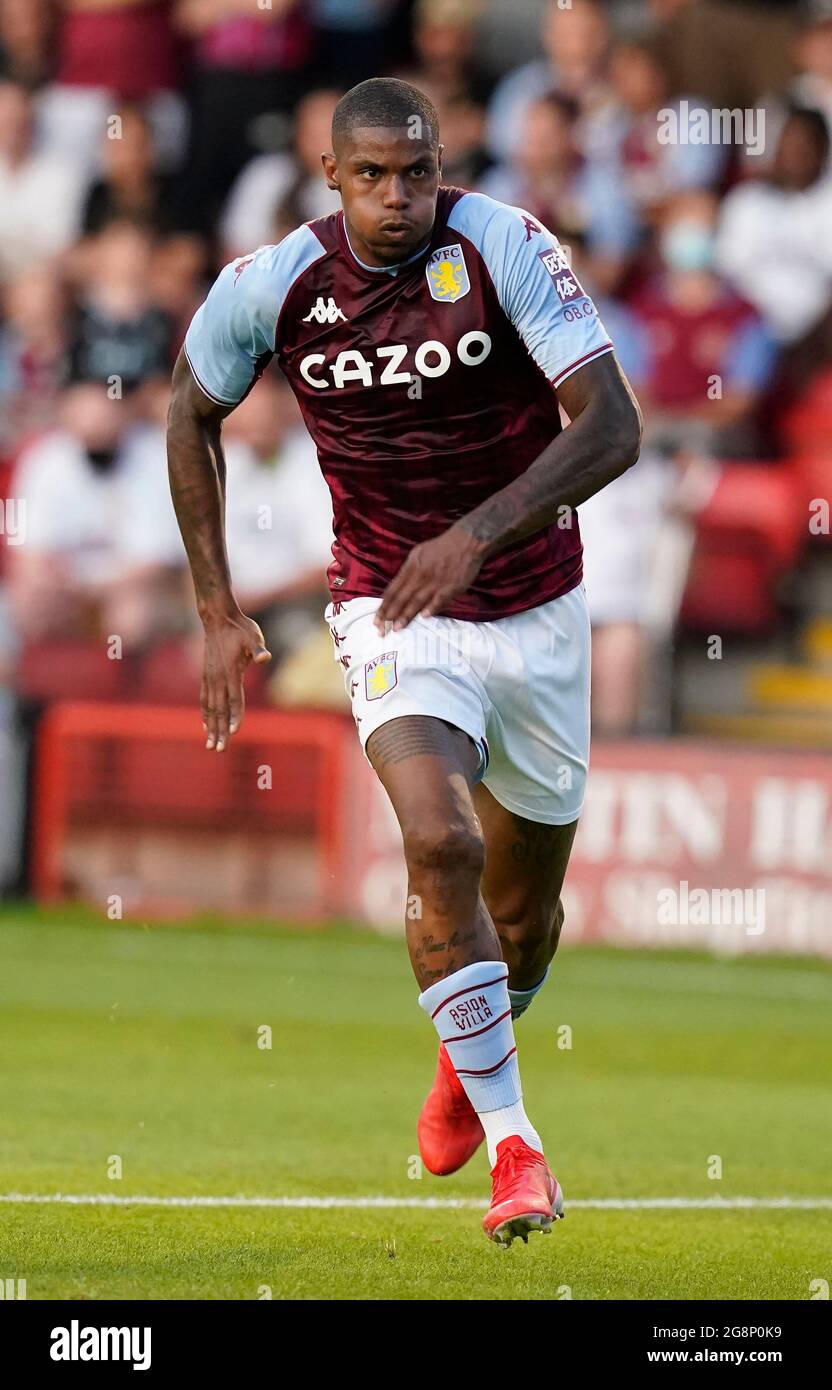 Walsall, Inghilterra, 21 luglio 2021. Wesley of Aston Villa durante la partita pre-stagione amichevole al Banks's Stadium, Walsall. L'immagine di credito dovrebbe essere: Andrew Yates / Sportimage Foto Stock