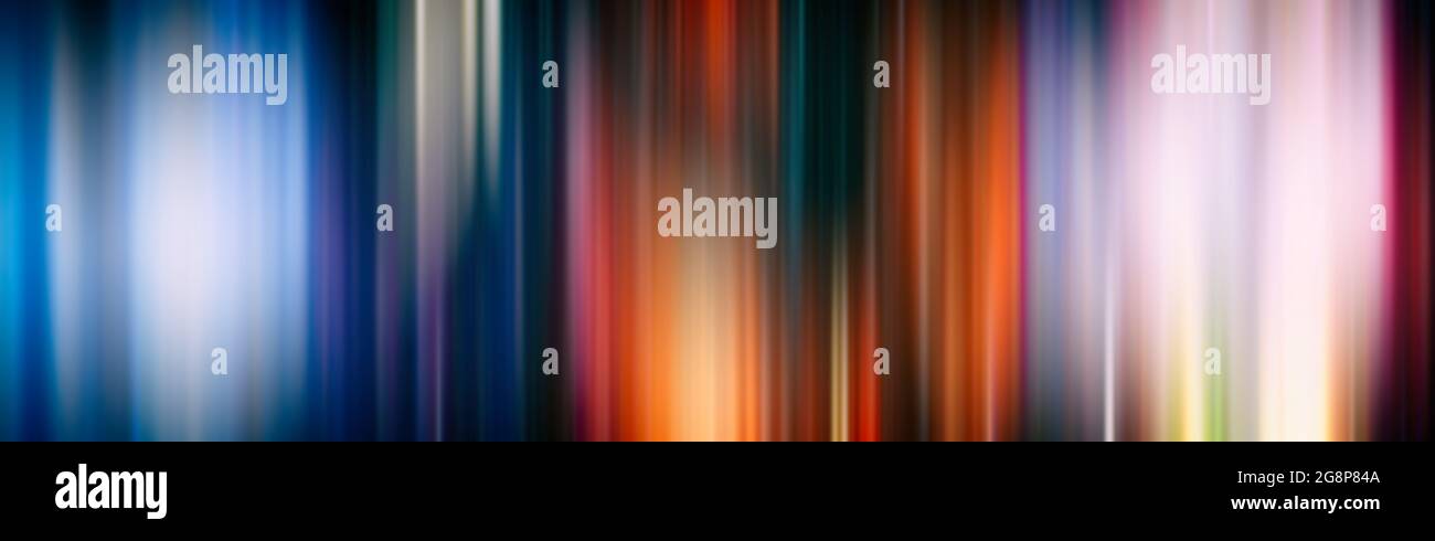 Striscione multicolore in colori principessa. Fantasy gradiente sfondo con ologramma. Sfondo di fata olografica con magia Foto Stock