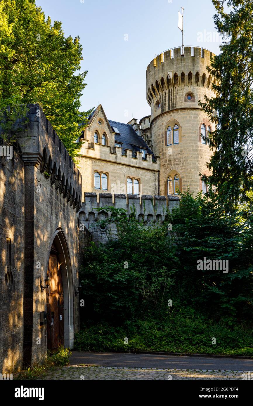 Il Castello Landsberg a Meiningen in Turingia Foto Stock