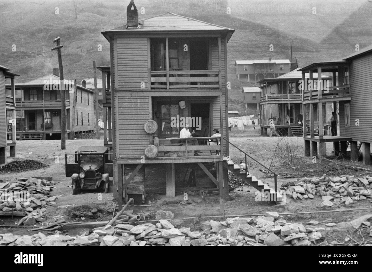 Case di locazione, Omar, West Virginia Foto Stock