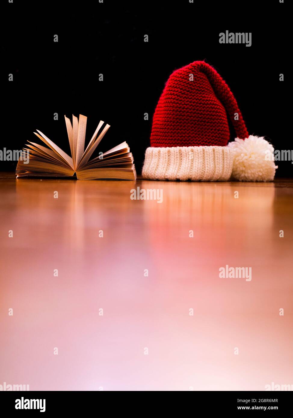 Natale cappello concetto di Natale per le copertine del libro Foto Stock