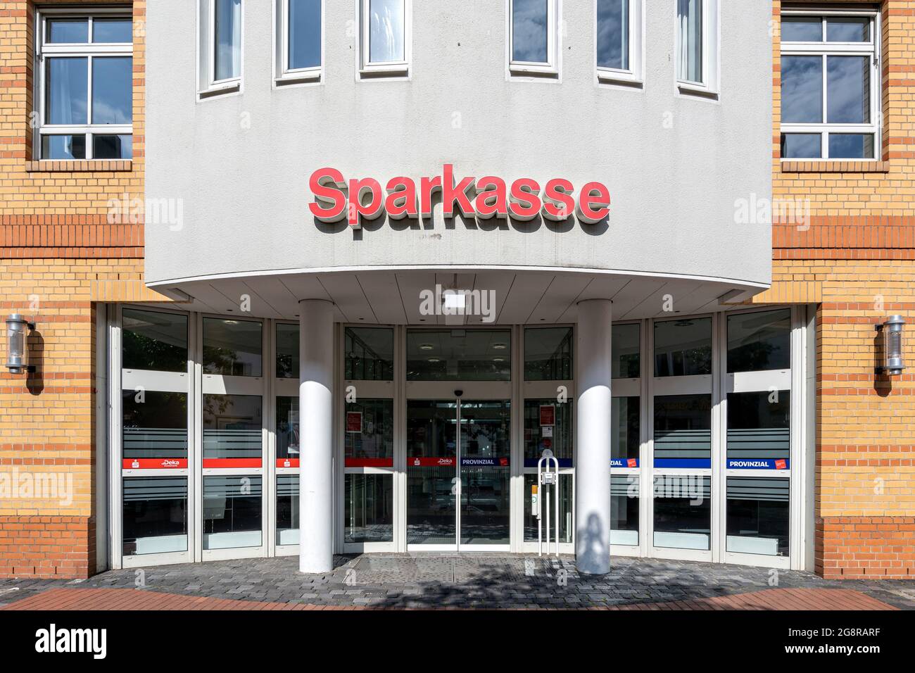 Filiale Sparkasse a Eckernförde, Germania Foto Stock