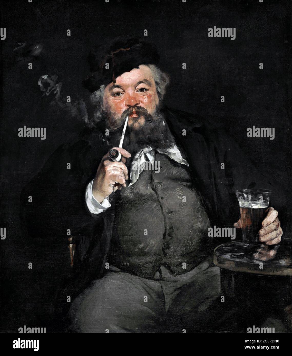 Le Bon Bock di Edouard Manet (1832-1883), olio su tela, 1873 Foto Stock