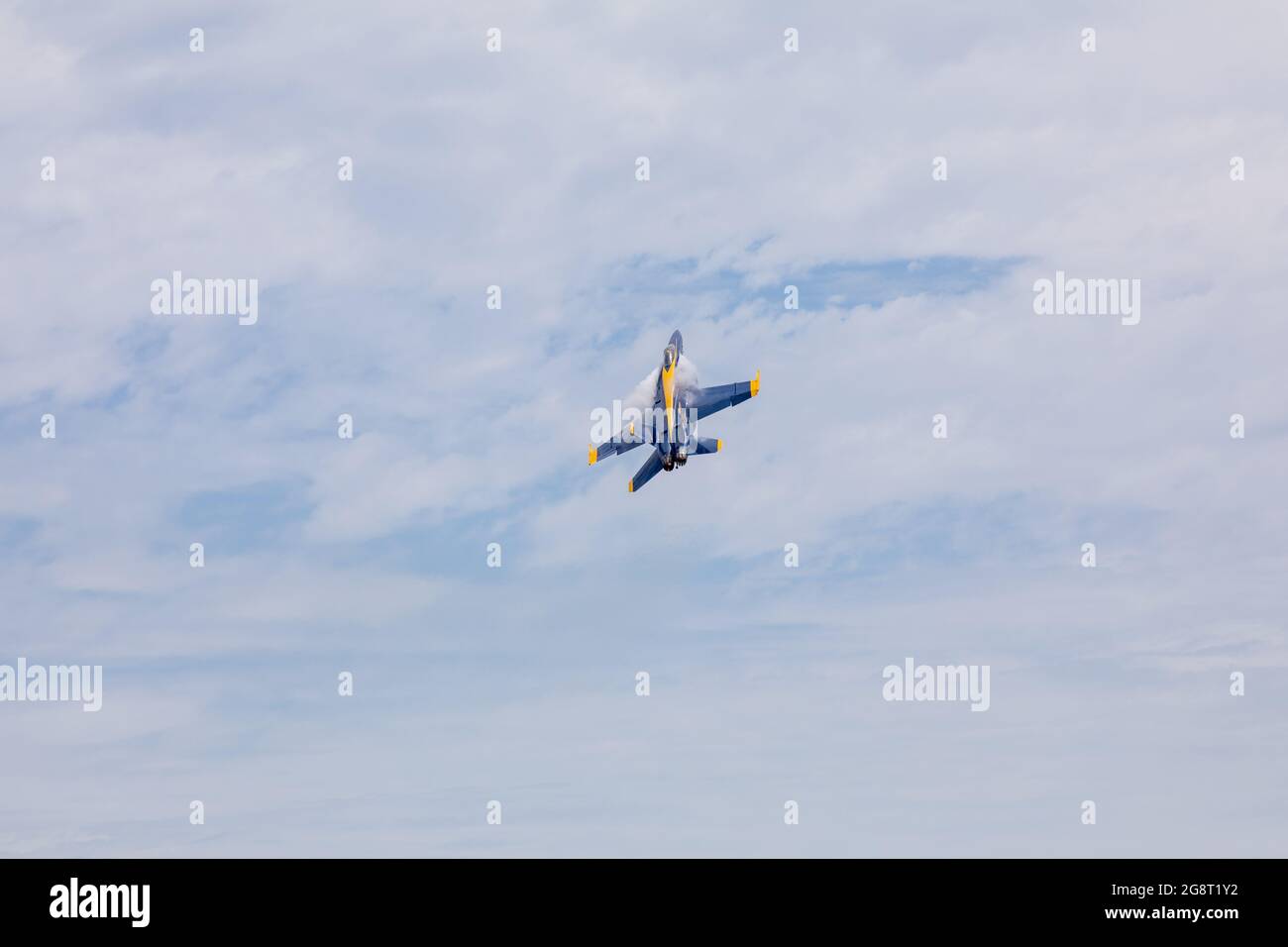 Angoli blu, spiaggia di Pensacola Foto Stock