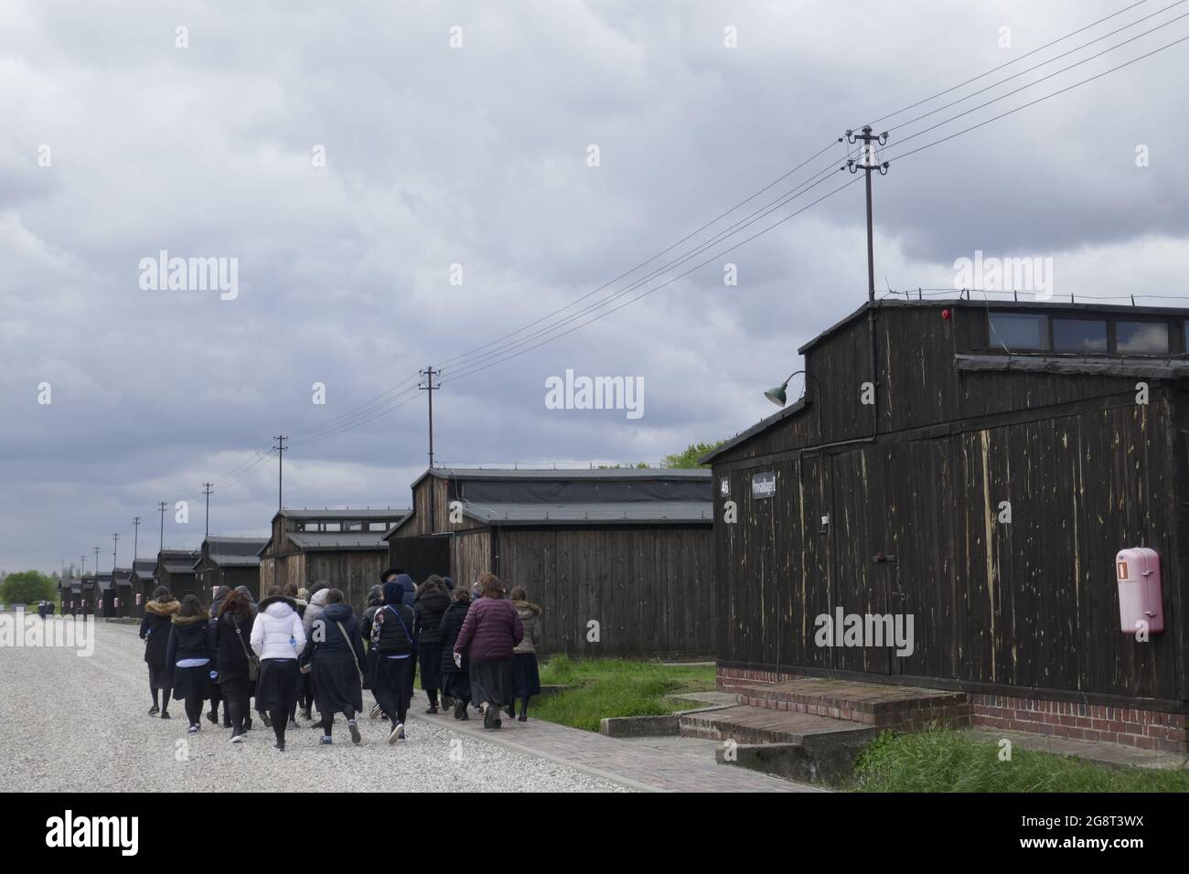 Vernichtungslager Leublino-Majdanek, Polen Foto Stock