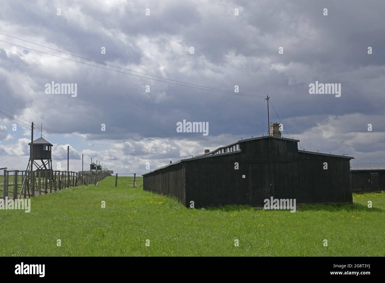 Vernichtungslager Leublino-Majdanek, Polen Foto Stock