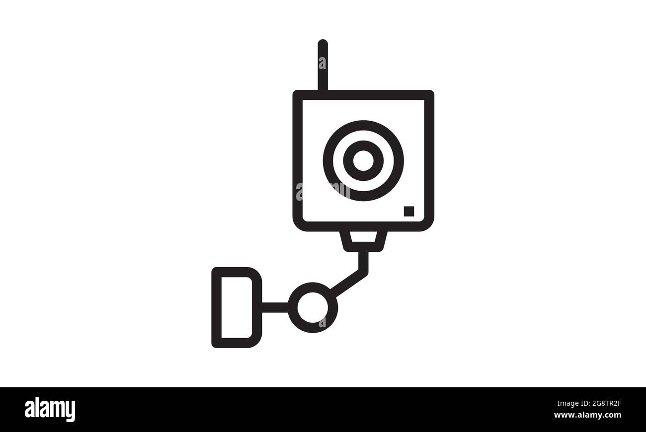 Icona della telecamera IP immagine vettoriale di qualità superiore Illustrazione Vettoriale