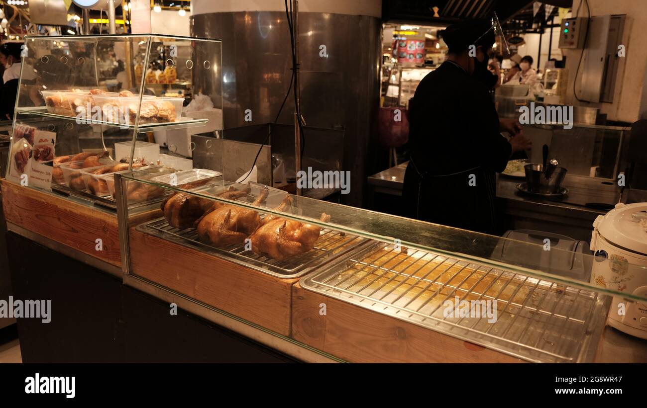 Centro commerciale Food Court Bangkok Thailandia Foto Stock