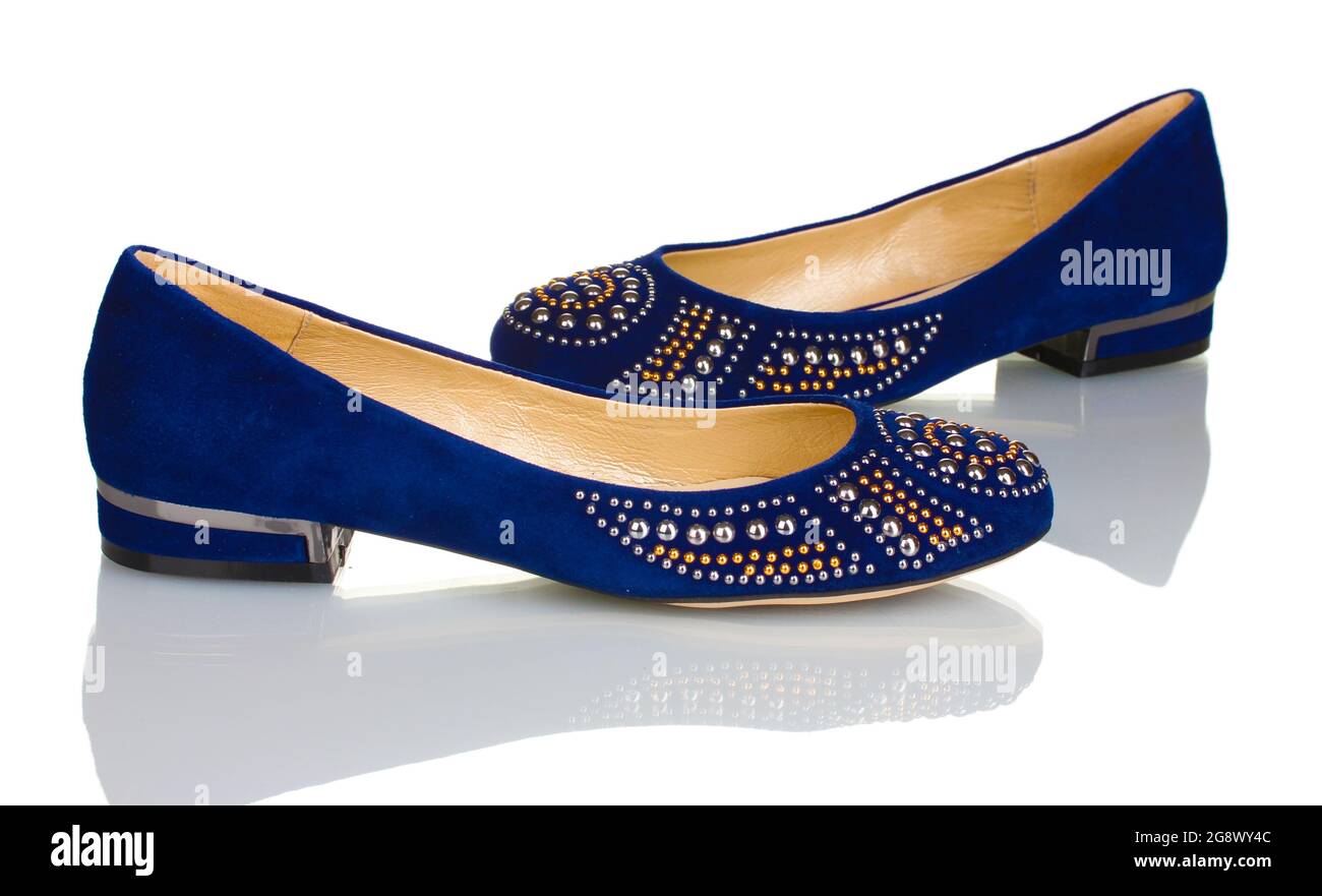 scarpe basse blu