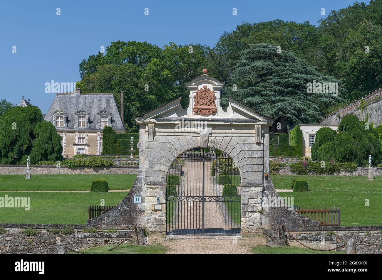 Château de Valmer, Valmer, Valle della Loira, Francia Foto Stock