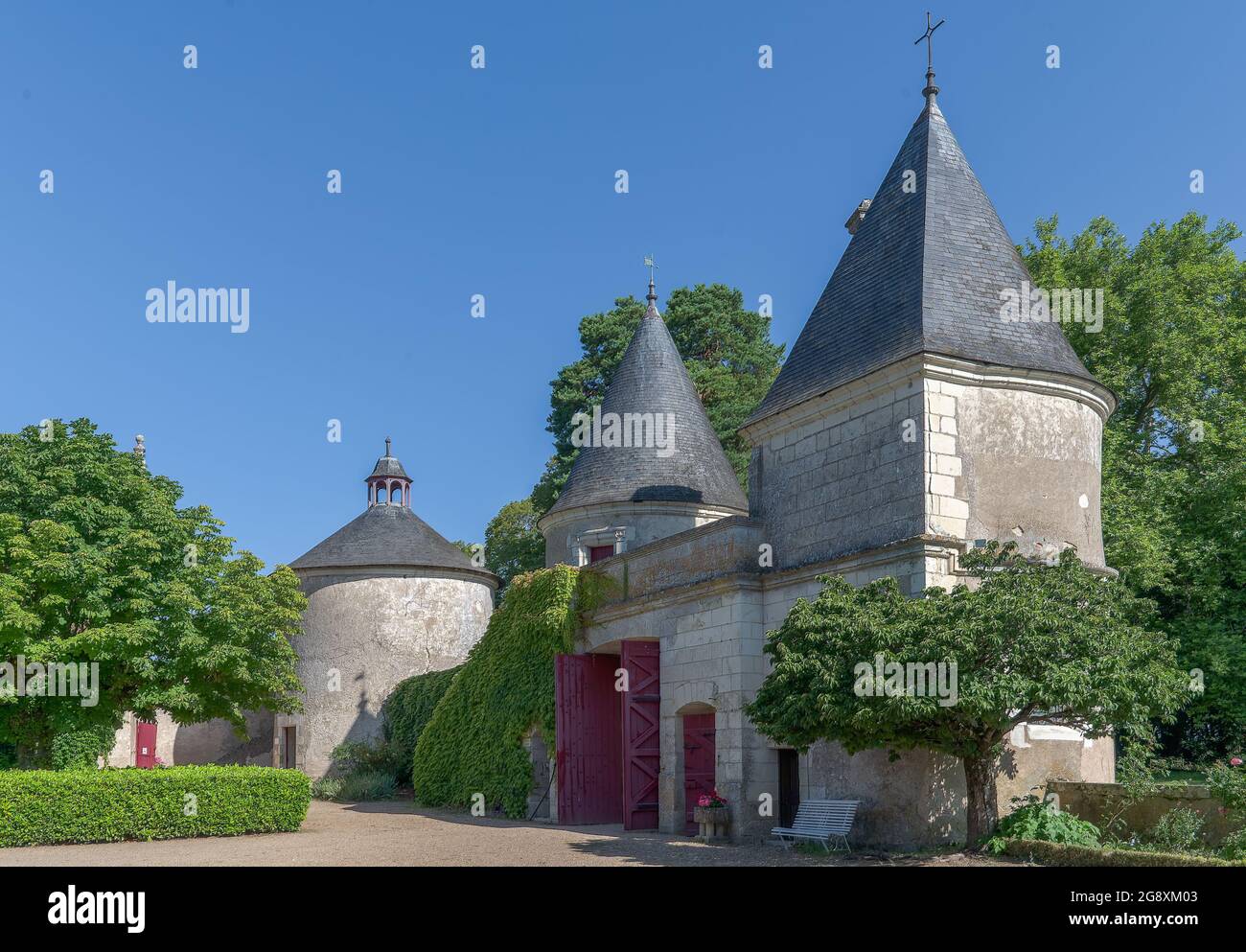Château de Nitray, Nitray, Valle della Loira, Francia Foto Stock