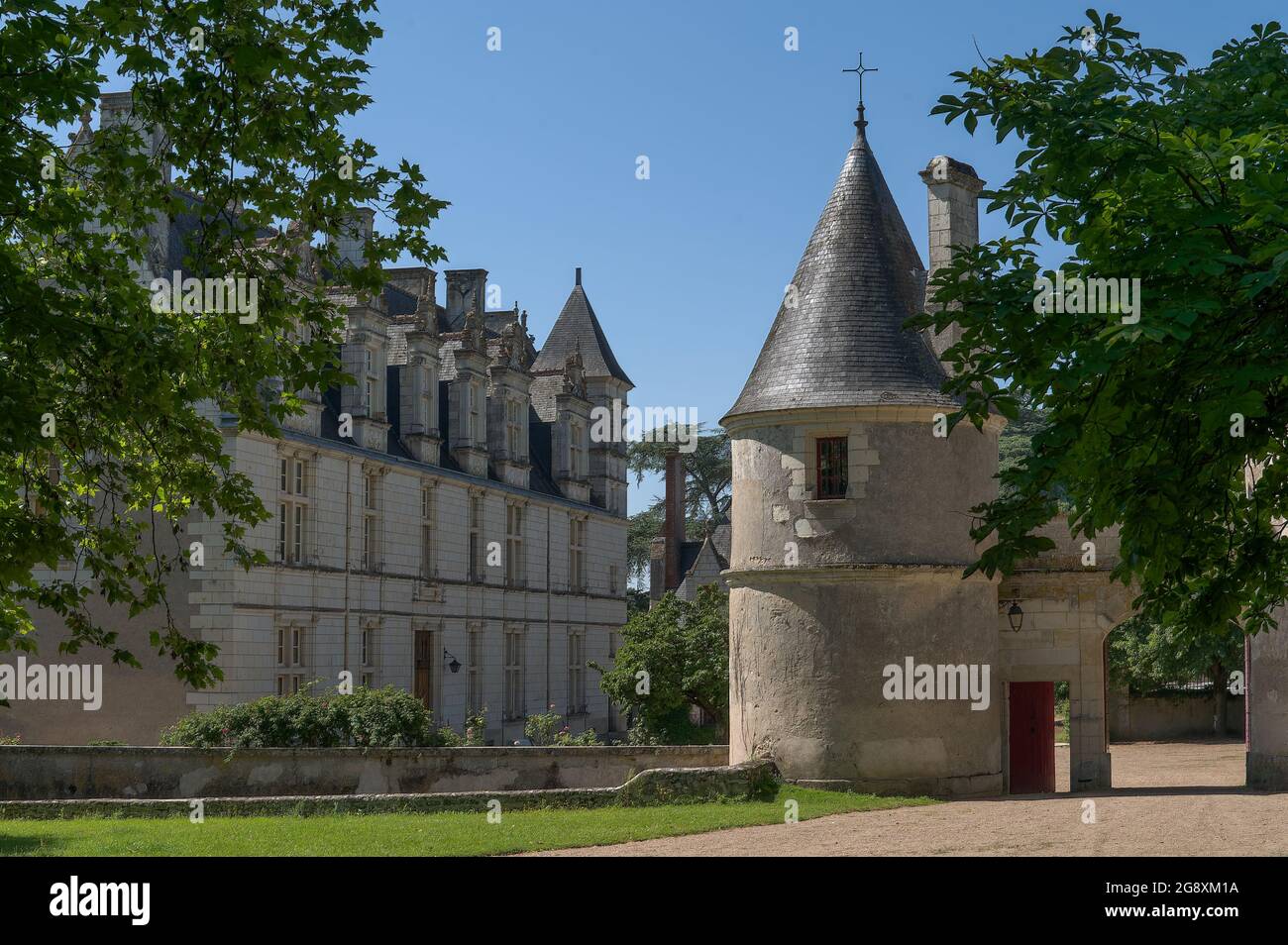 Château de Nitray, Nitray, Valle della Loira, Francia Foto Stock