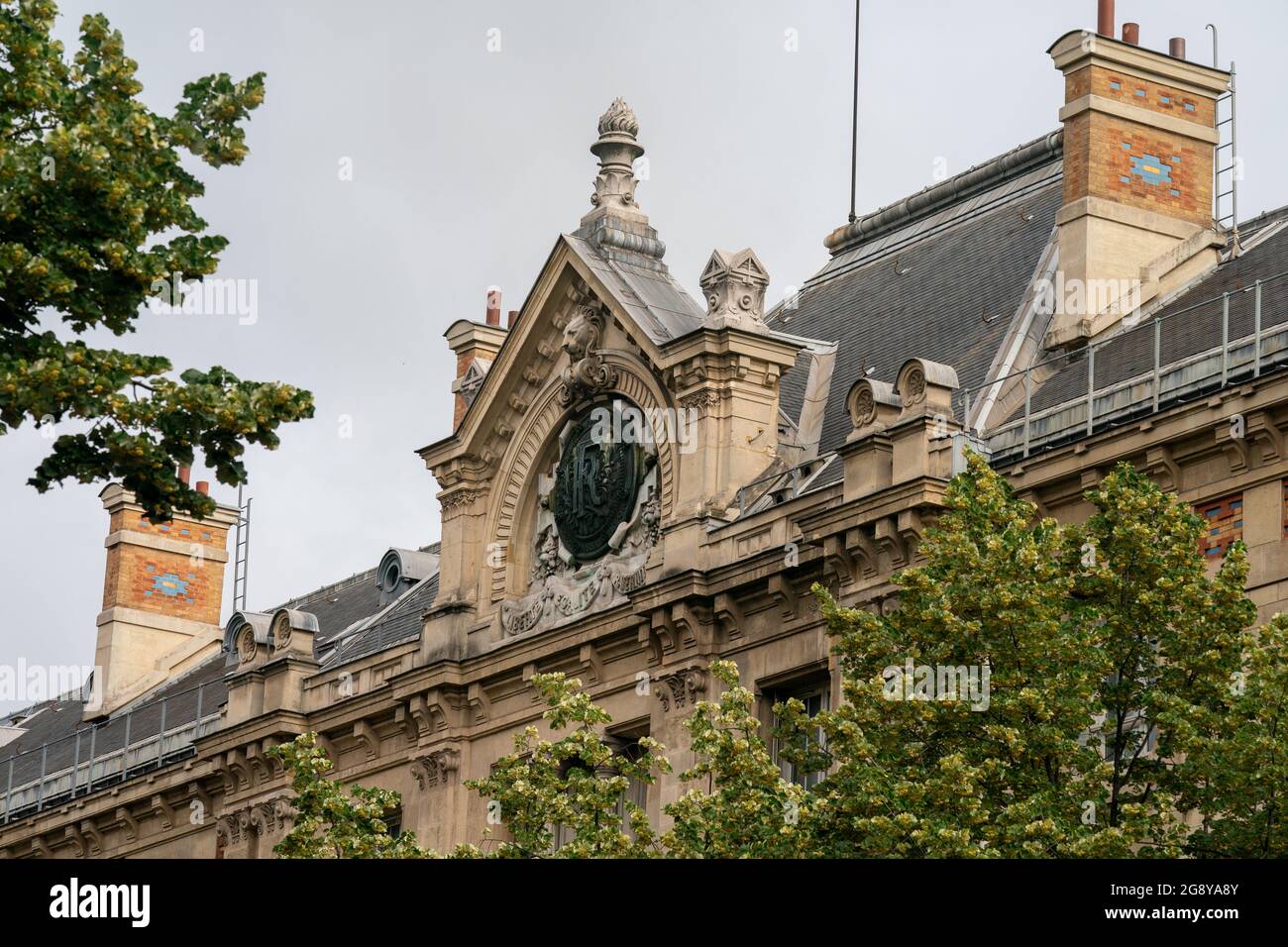 La Lycée Voltaire è una scuola secondaria a Parigi, in Francia, fondata nel 1890. Foto Stock