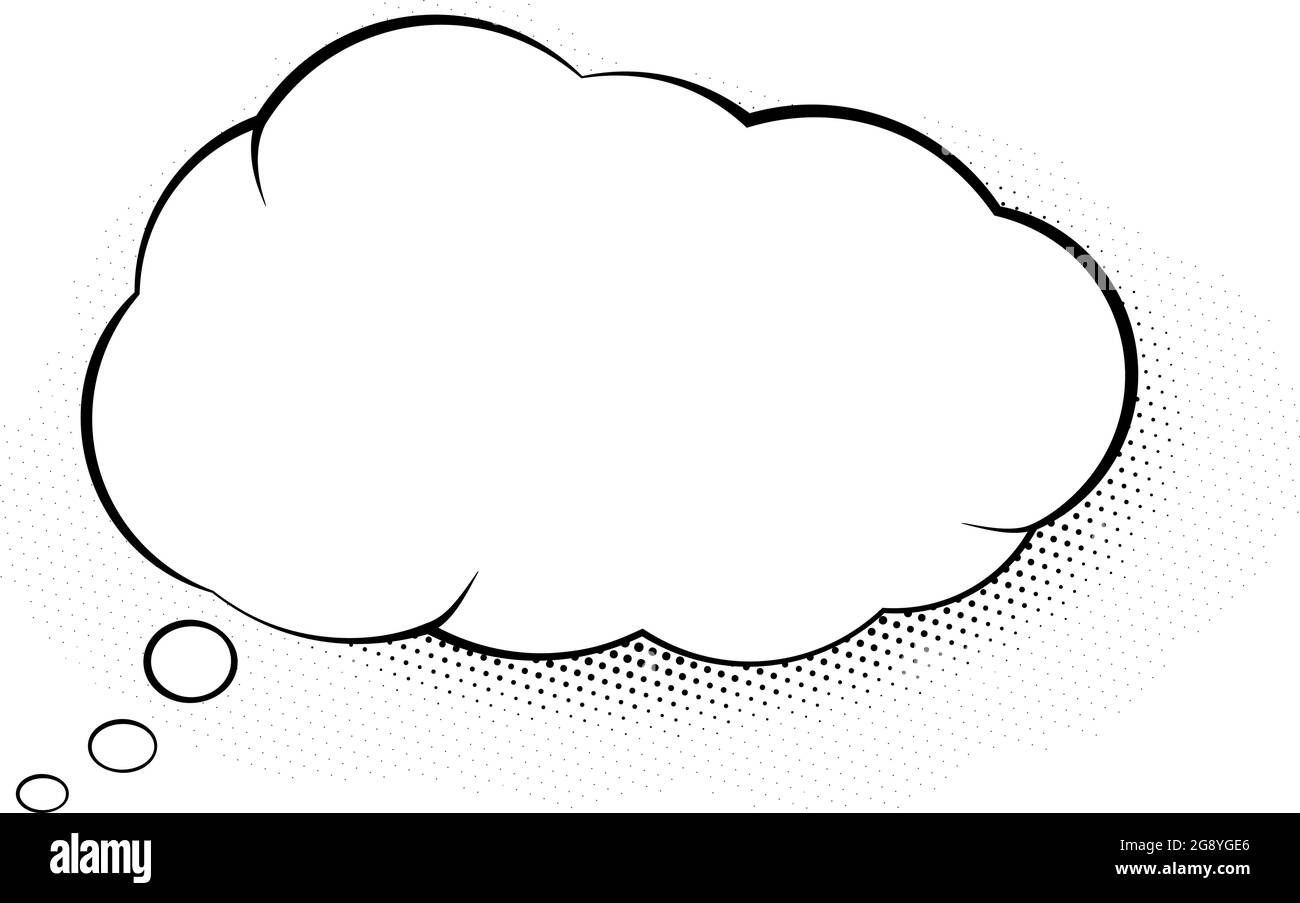 fumetto fumetto fumetto con spazio di copia e sfondo griglia mezzitoni, illustrazione vettoriale Illustrazione Vettoriale