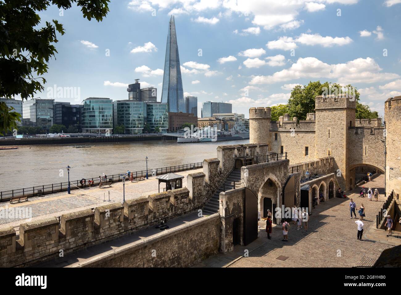 La Torre di Londra, Regno Unito Foto Stock