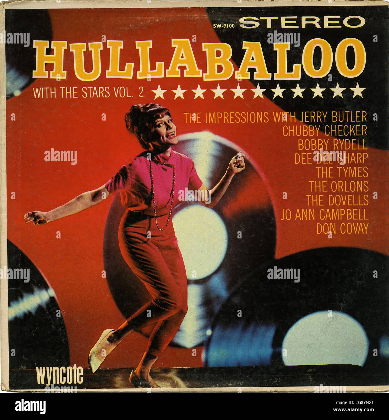 Ninnanlabaloo with the Stars Vol.2 - copertina Vintage Vinyl Record Foto Stock