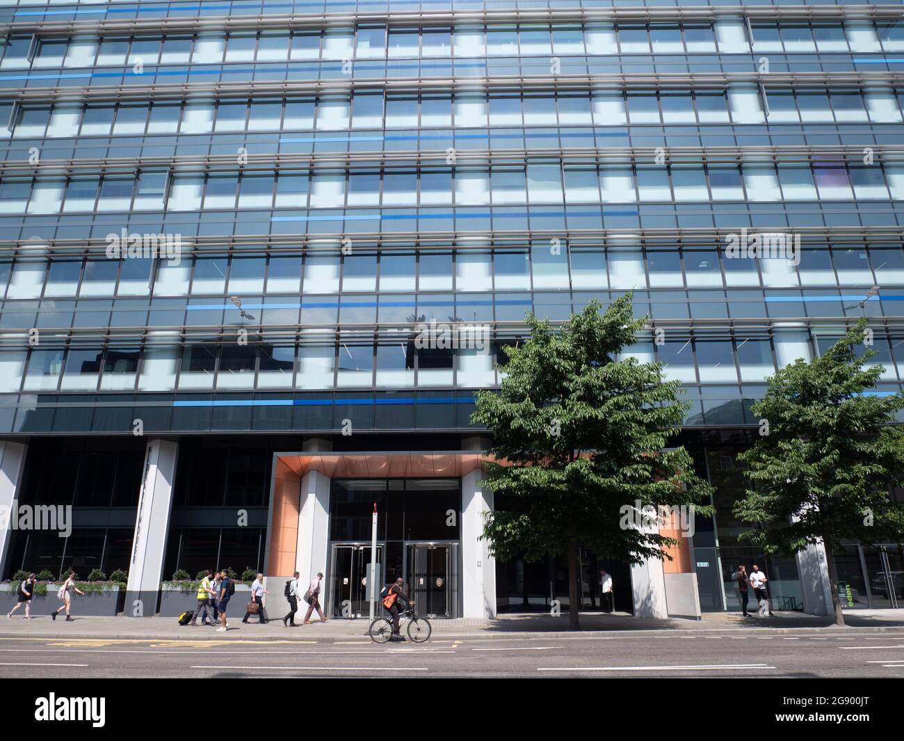 Aldgate House uffici a Londra uffici della LCH London clearing house, offrono servizi di compensazione per azioni, Fixed Income, FX, Rates e Repos Foto Stock