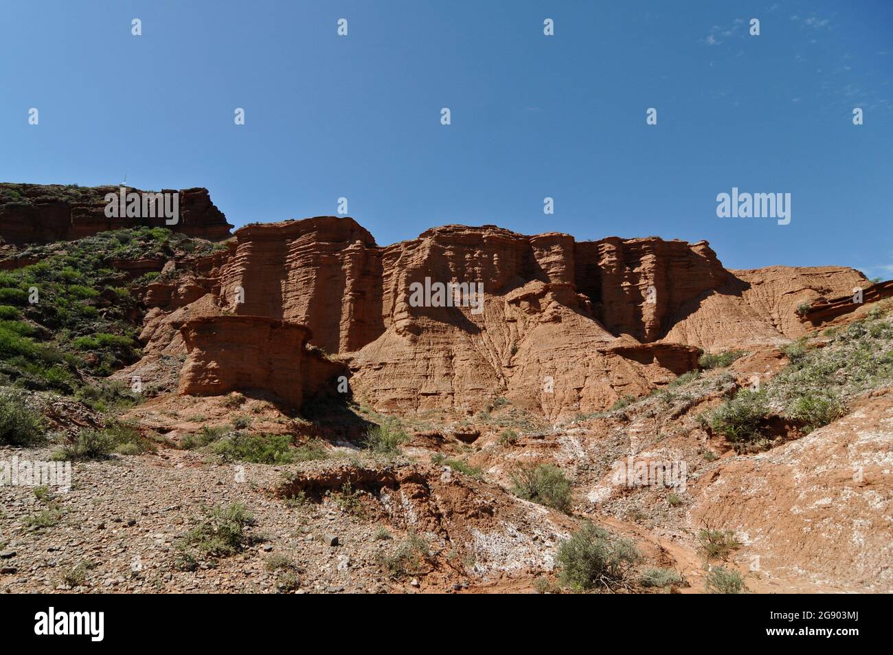 Parco Nazionale della Sierra de las Quijadas. San Luis, Argentina Foto Stock