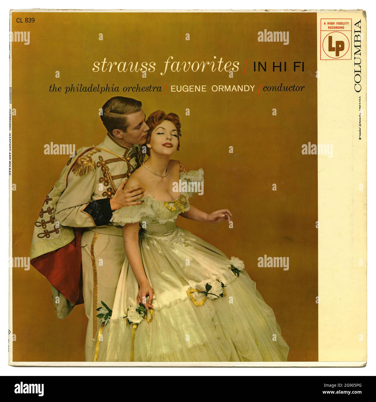 Strauss Favorites   in Hi Fi - Vintage Vinyl Record copertina Foto Stock
