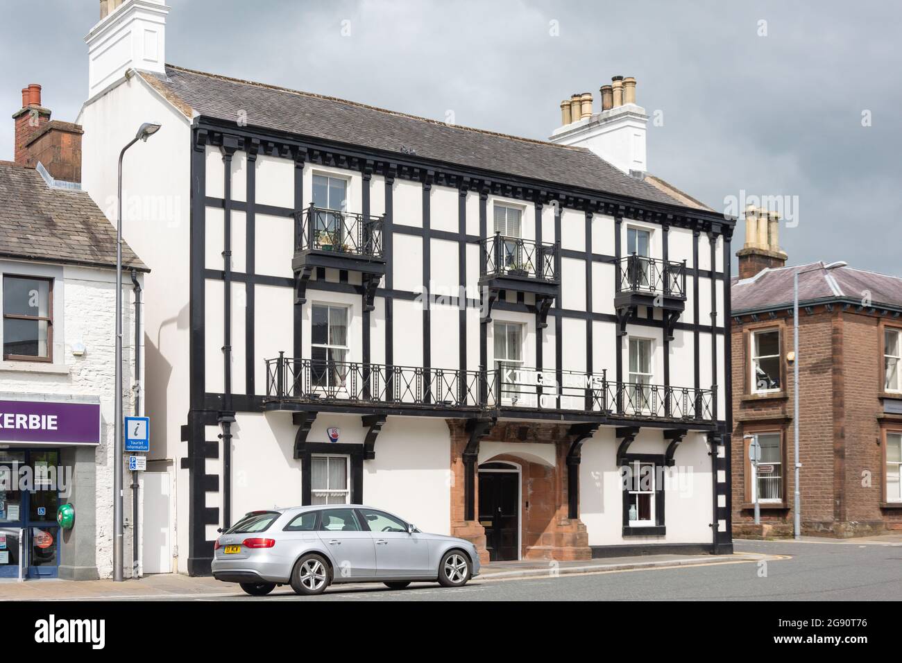 Seicento Kings Arms Hotel, High Street, Lockerbie, Dumfries e Galloway, Scozia, Regno Unito Foto Stock