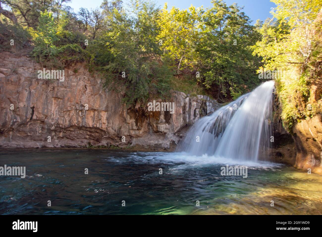 Cascate di Fossil Creek Foto Stock