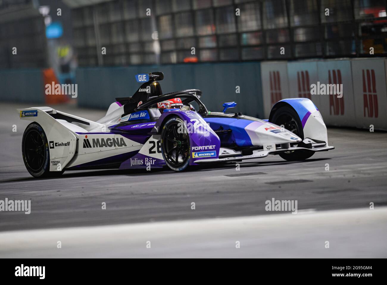 LONDRA, REGNO UNITO. 24 Luglio 2021. Maxinilian Guenther della BMW i Andertti Motorsport durante il round 12: 2021 Heineken London e-Prix al circuito Excel sabato 24 luglio 2021 a LONDRA, INGHILTERRA. Credit: Taka G Wu/Alamy Live News Foto Stock