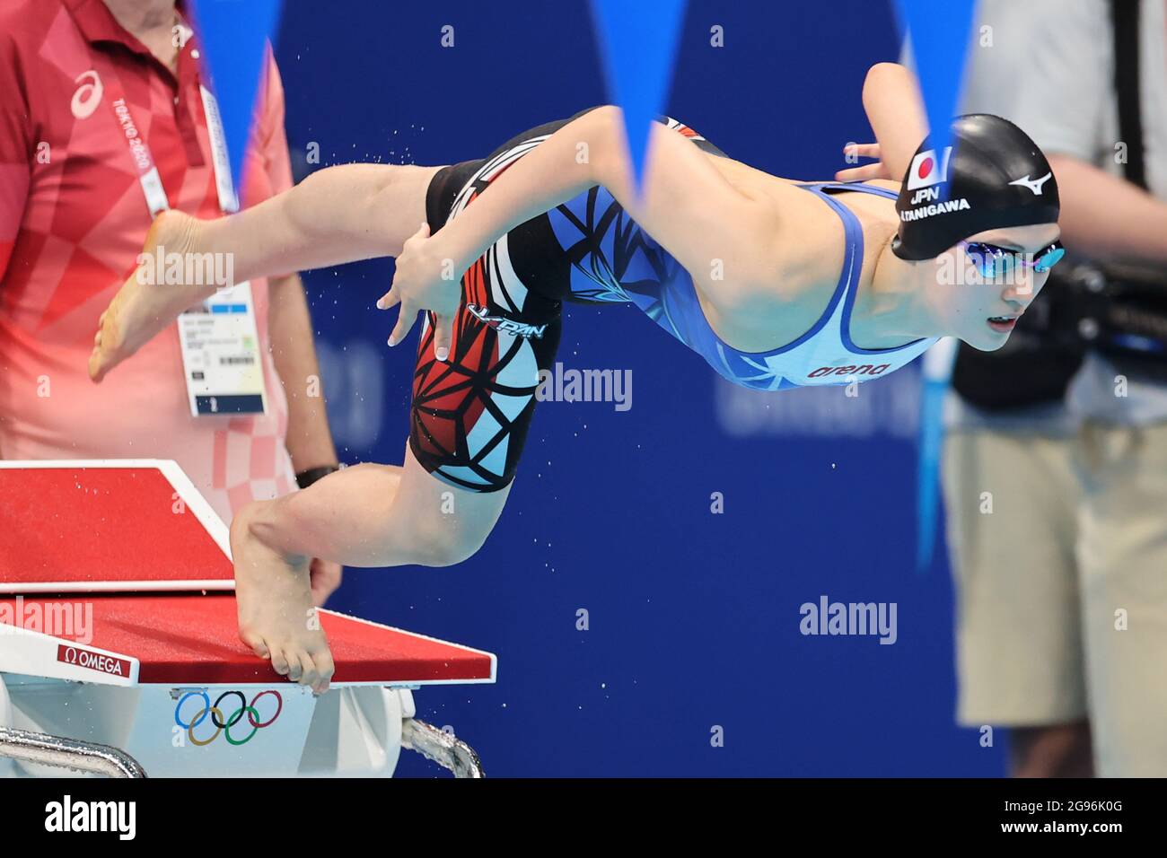 Tokyo, Giappone. 24 luglio 2021. Ageha Tanigawa (JPN) Nuoto : il calore individuale di Medley delle donne 400m durante i Giochi Olimpici di Tokyo 2020 al Centro Acquatico di Tokyo, Giappone . Credit: Akihiro Sugimoto/AFLO/Alamy Live News Foto Stock