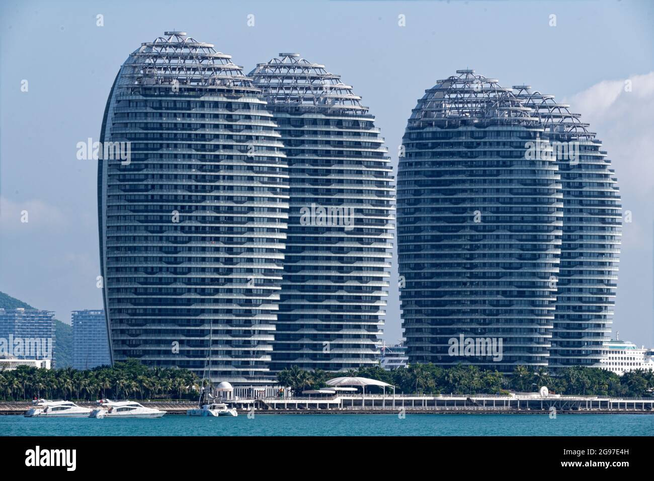 edifici iconici di sanya cina Foto Stock