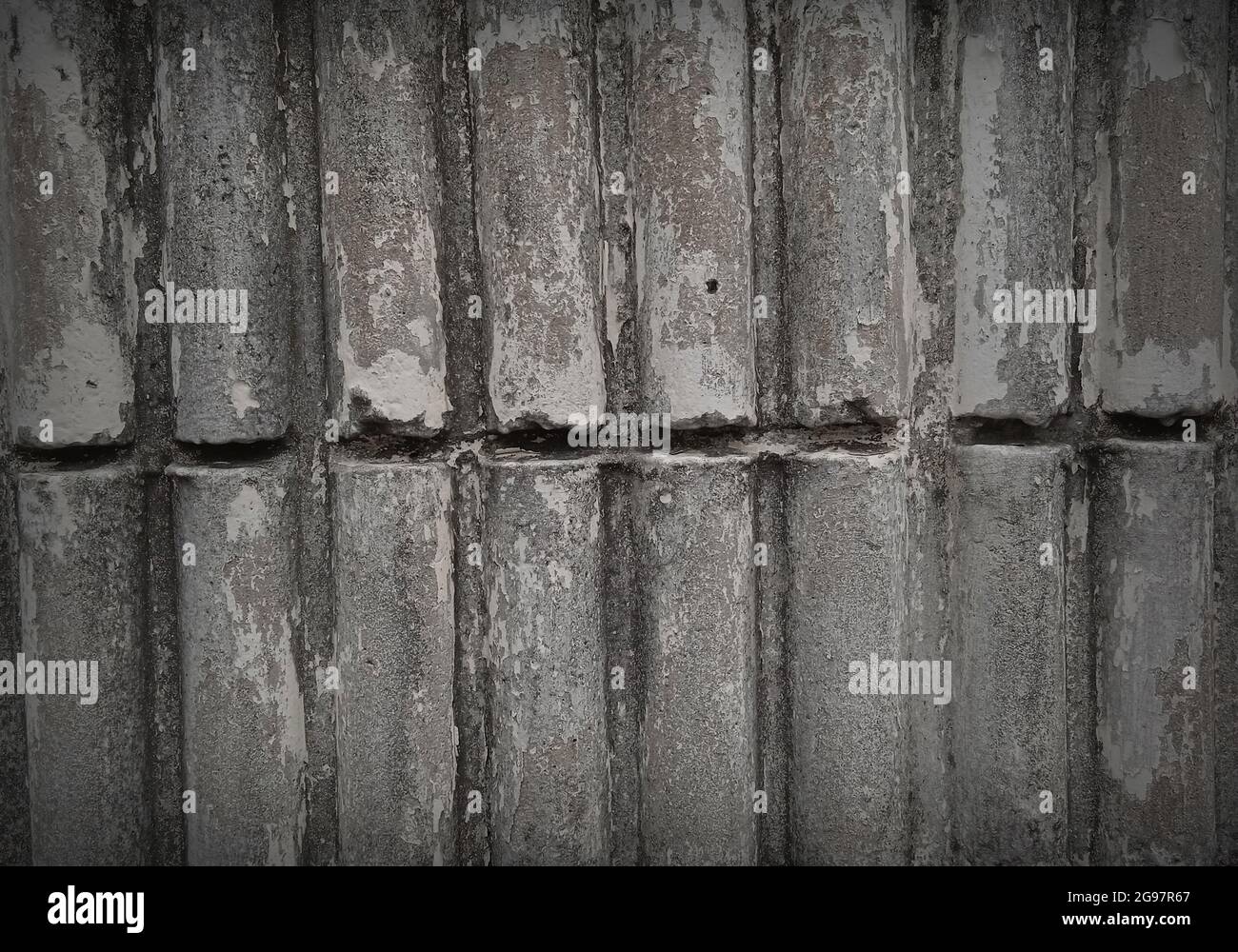 blocchi di mattoni ombrosi chiari con motivo a trama dalla parete come un design di sfondo Foto Stock