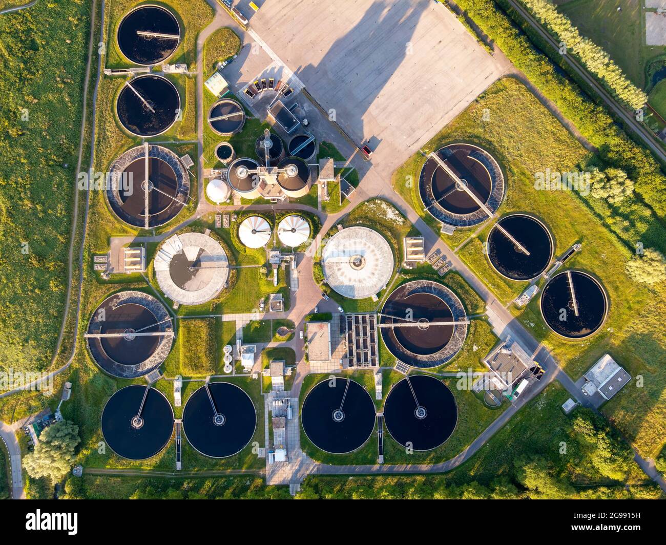 Zona industriale Haalrem, Paesi Bassi Foto Stock