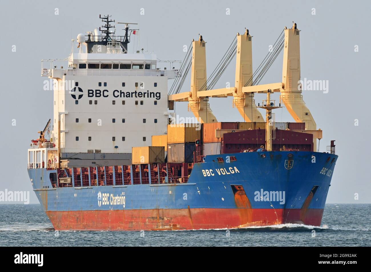 General Cargo Ship BBC Volga Foto Stock