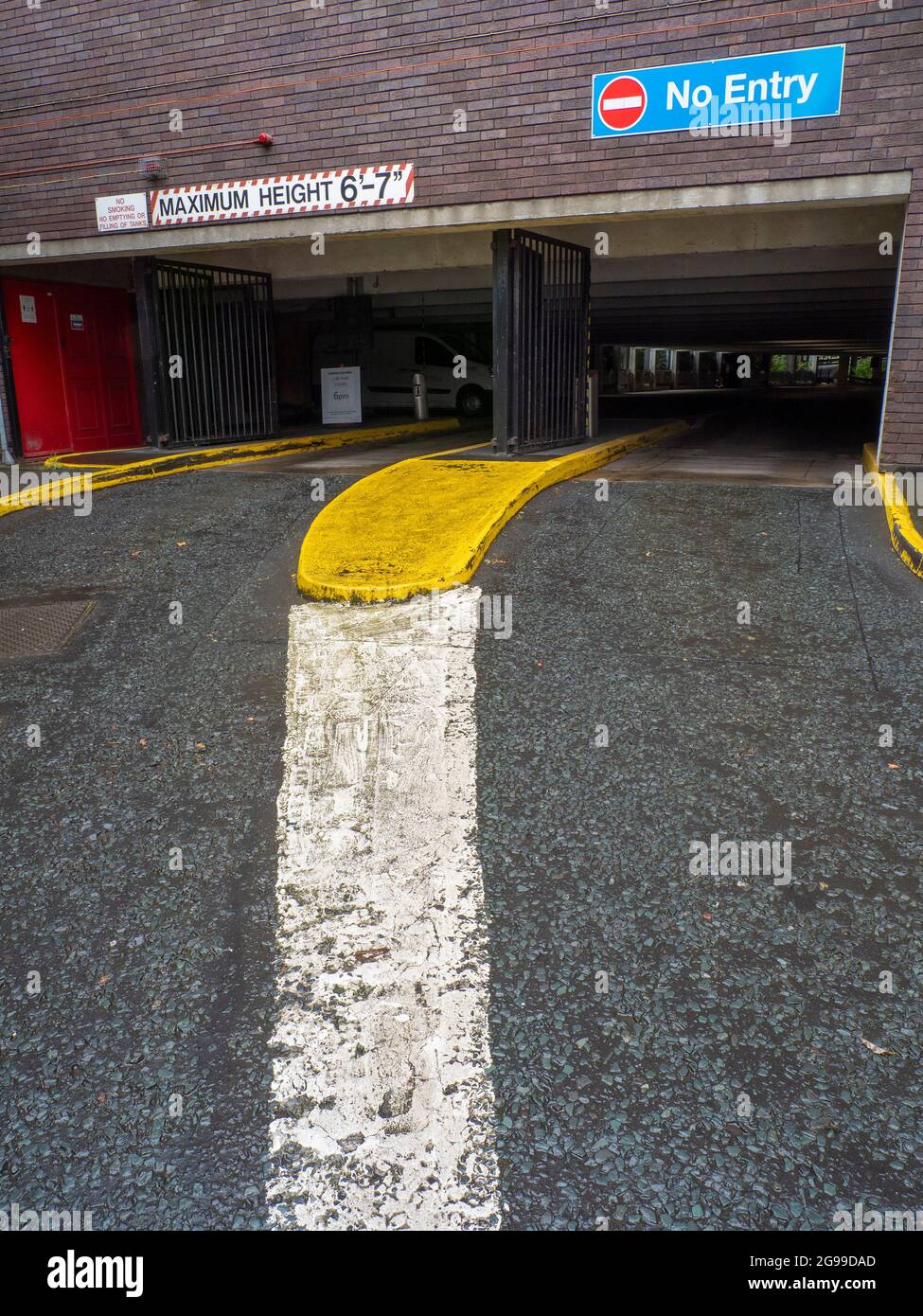 Parcheggio auto Manors Newcastle Upon Tyne Foto Stock