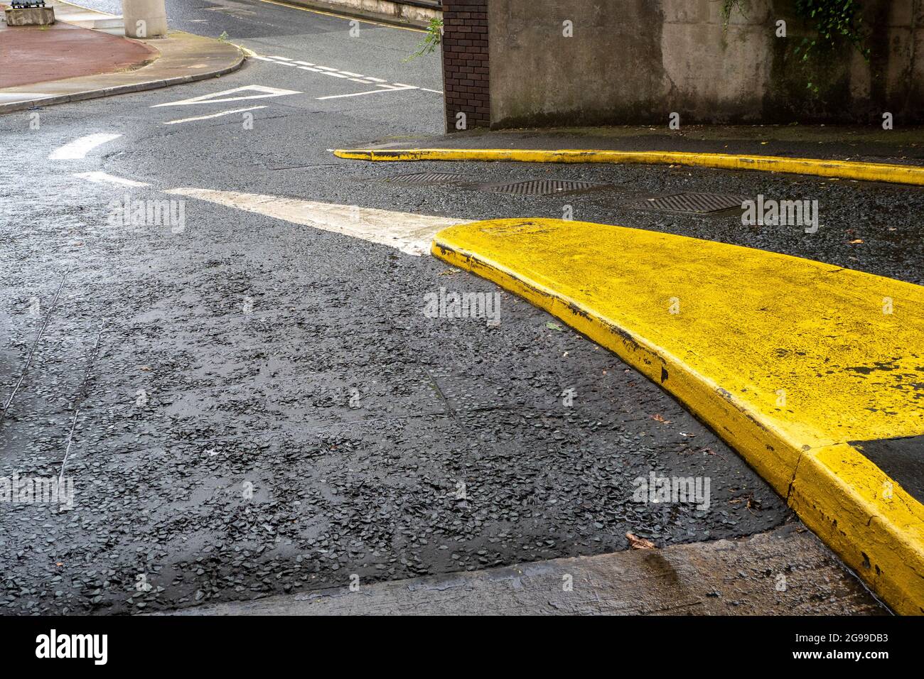 Ingresso al Manors Car Park Newcastle Upon Tyne Foto Stock