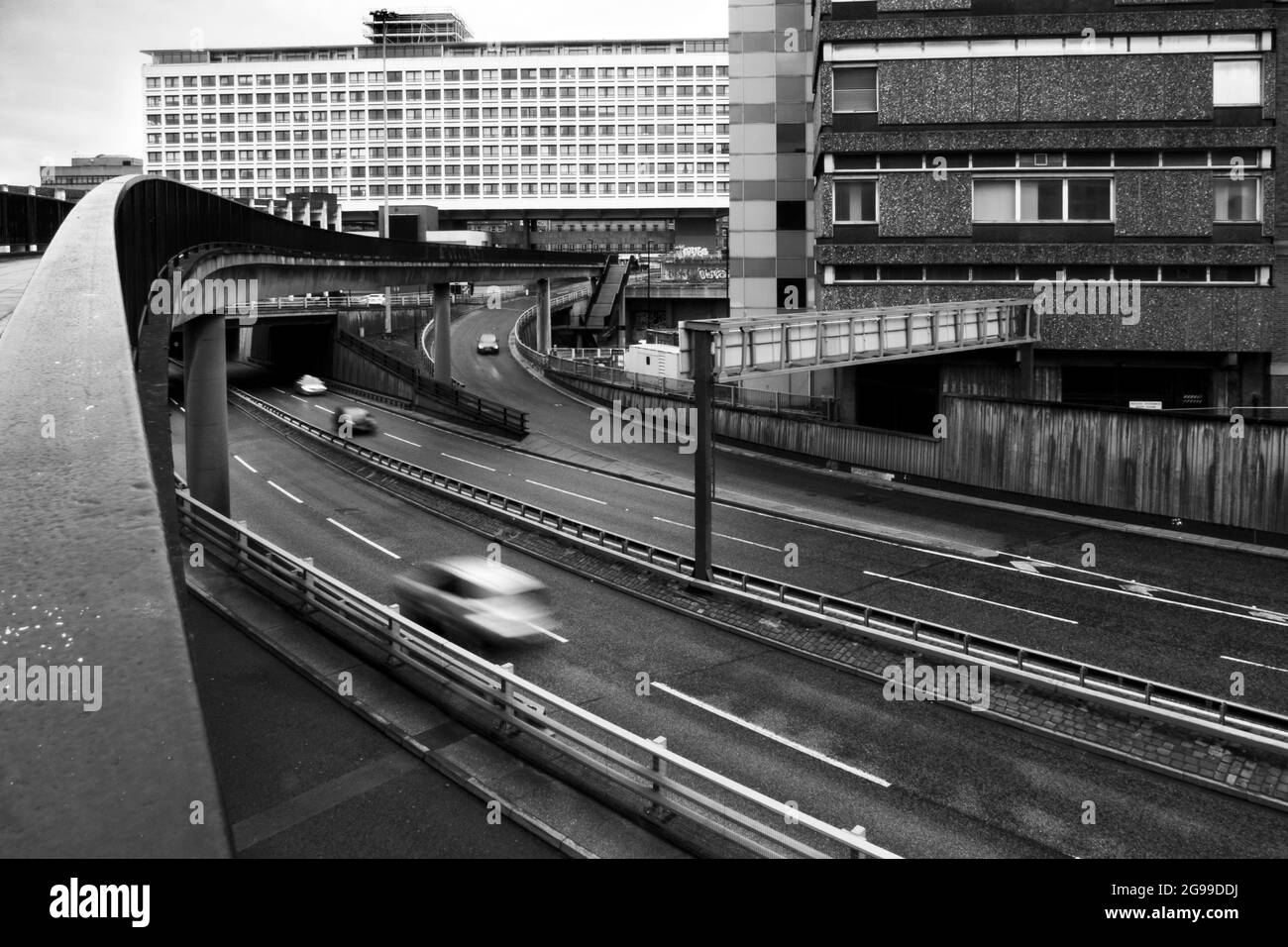 Autostrada Centrale, Newcastle upon Tyne, Tyneside, Foto Stock