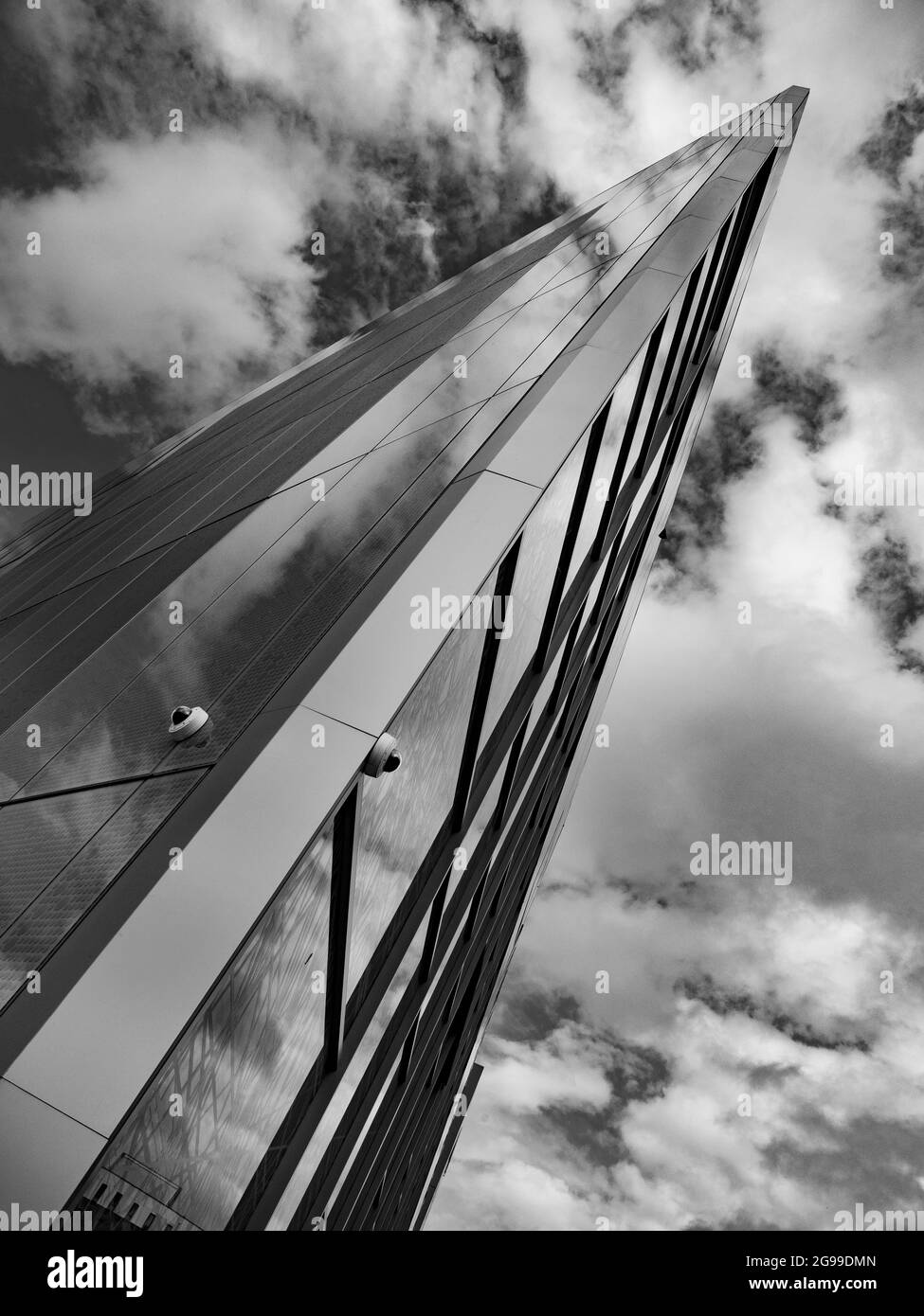 Edificio moderno, Newcastle upon Tyne, Tyneside, Foto Stock