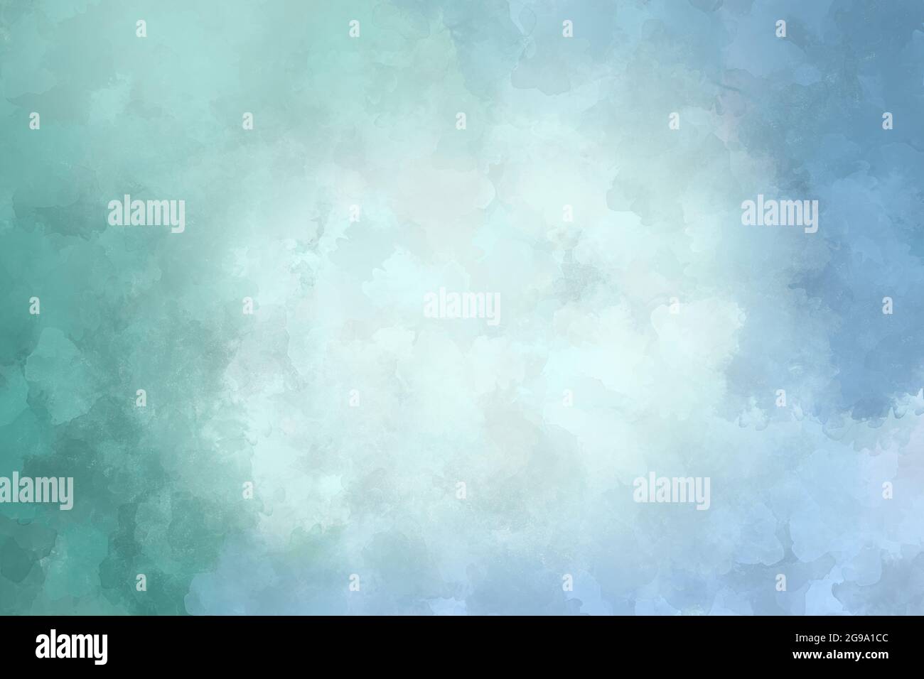 Abstract watercolor sfondo multicolore in tonalità blu. Foto Stock