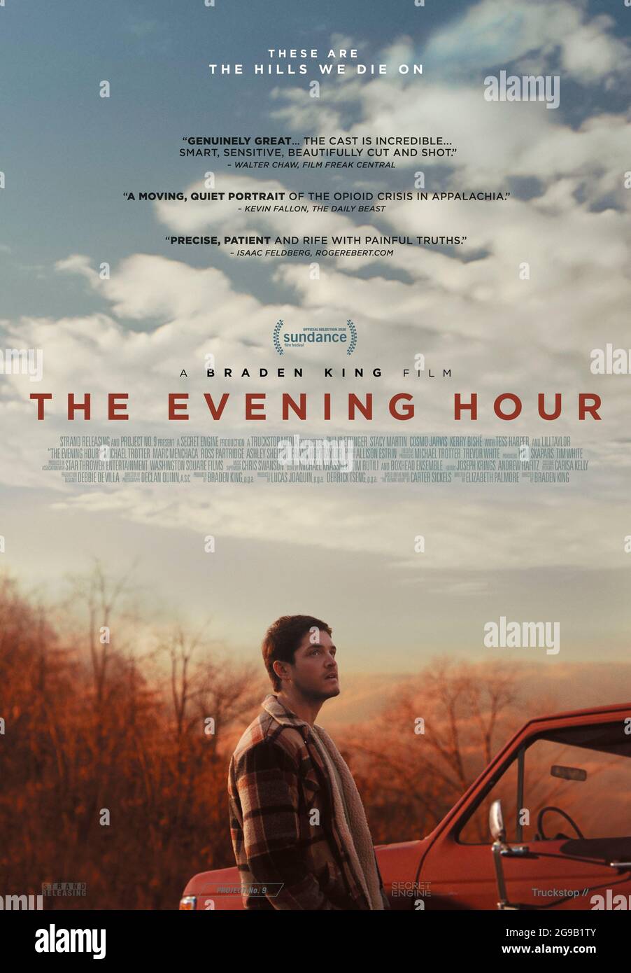 L'ora della sera (2020) diretta da Braden King e con Kerry Bishé, Marc Menchaca e Lili Taylor. Adattamento del grande schermo del romanzo di carter Sickels su un ladro e un commerciante di droga di piccolo-tempo prende l'azione per salvare la sua città mineraria e la casa che sono comprate fuori da una società mineraria. Foto Stock