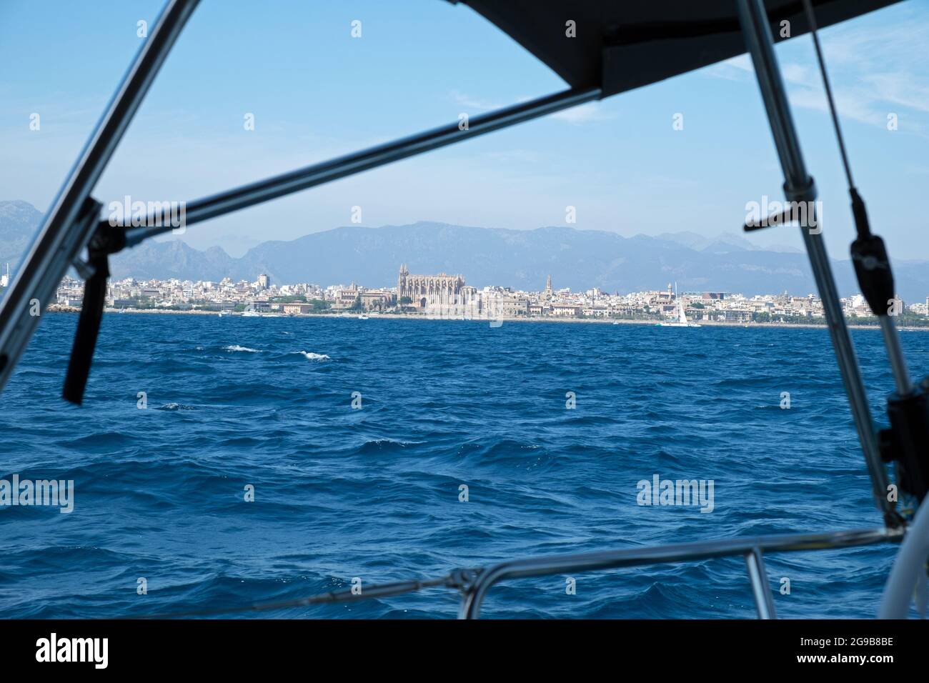 Vela a Maiorca, Maiorca, Isole Baleari Foto Stock