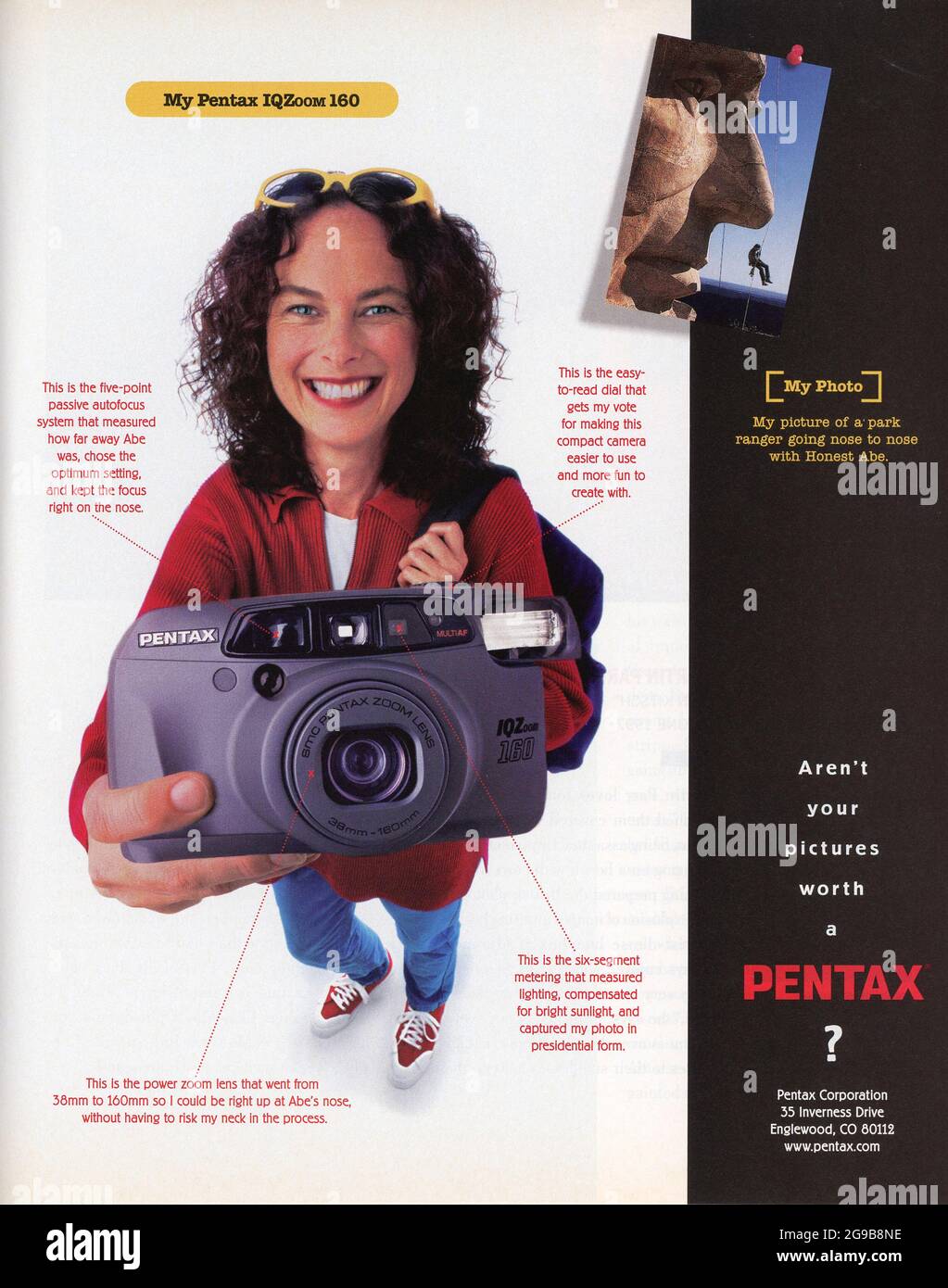Pubblicità a pagina intera da Life Magazine, numero doppio della primavera 1998, Stati Uniti Foto Stock