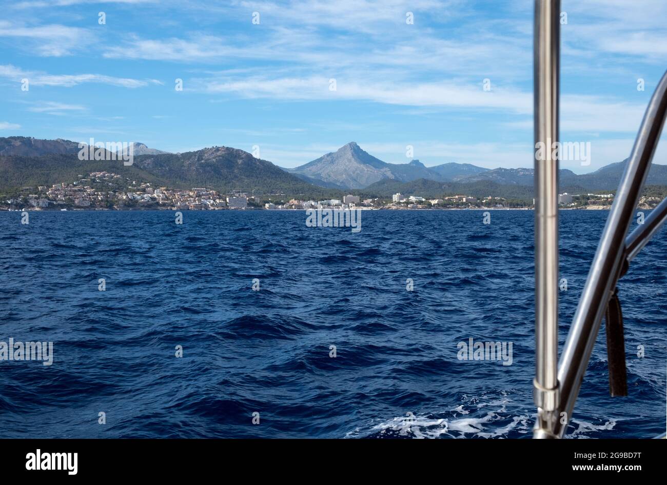 Vela a Maiorca, Maiorca, Isole Baleari Foto Stock