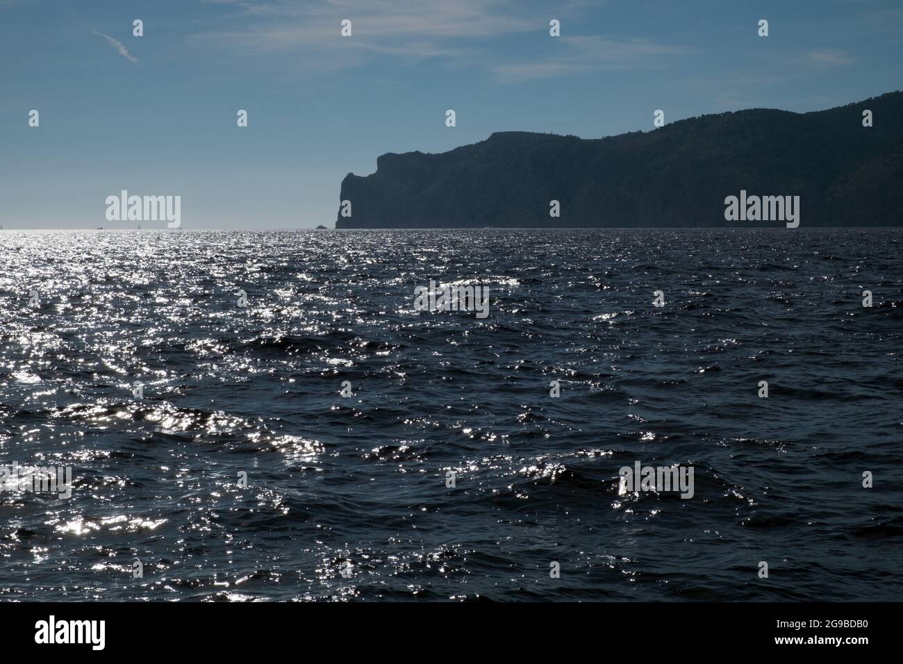 Vela a Maiorca, Maiorca, Isole Baleari Foto Stock