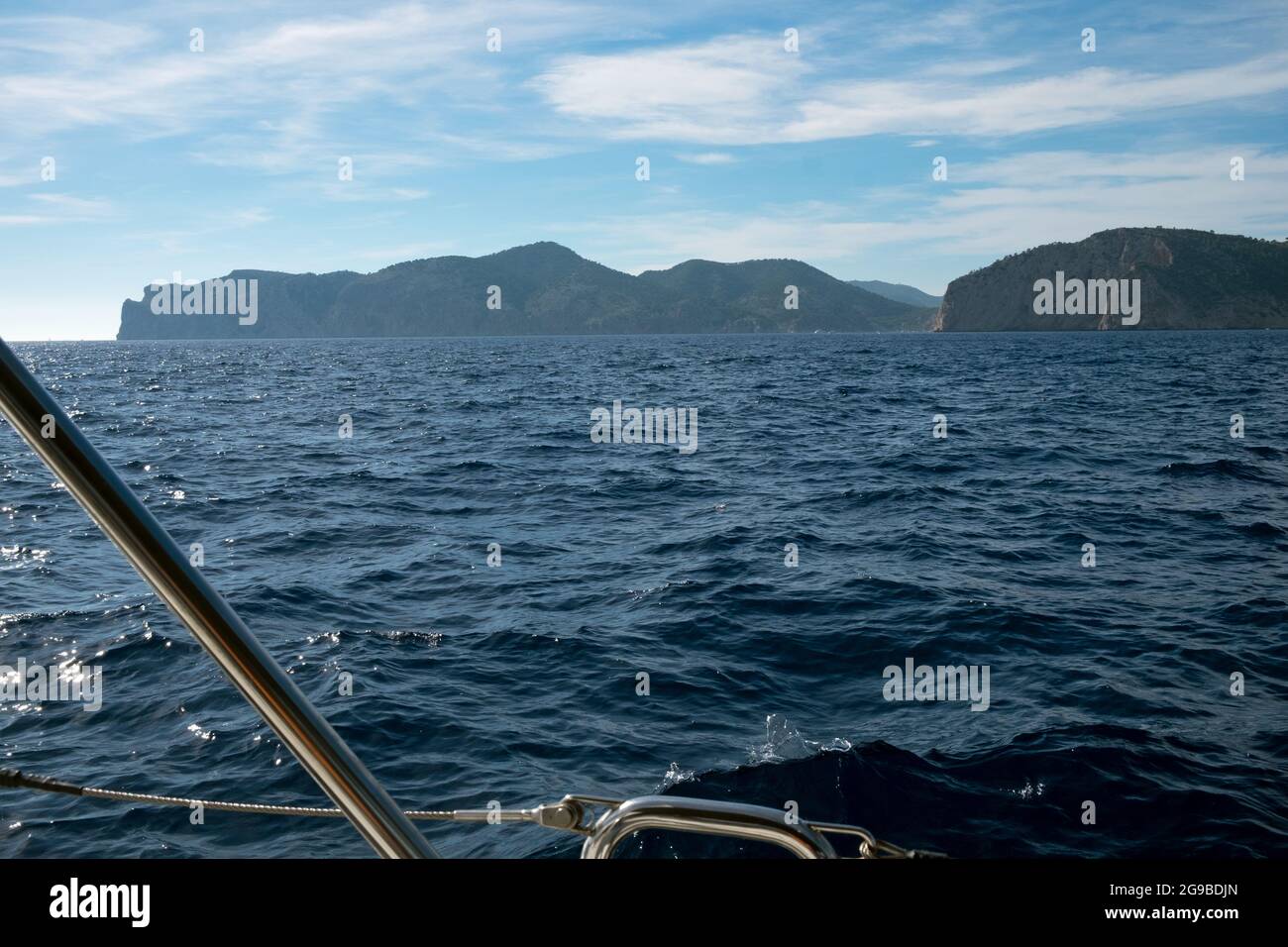 Vela a Maiorca, Maiorca, Isole Baleari Foto Stock