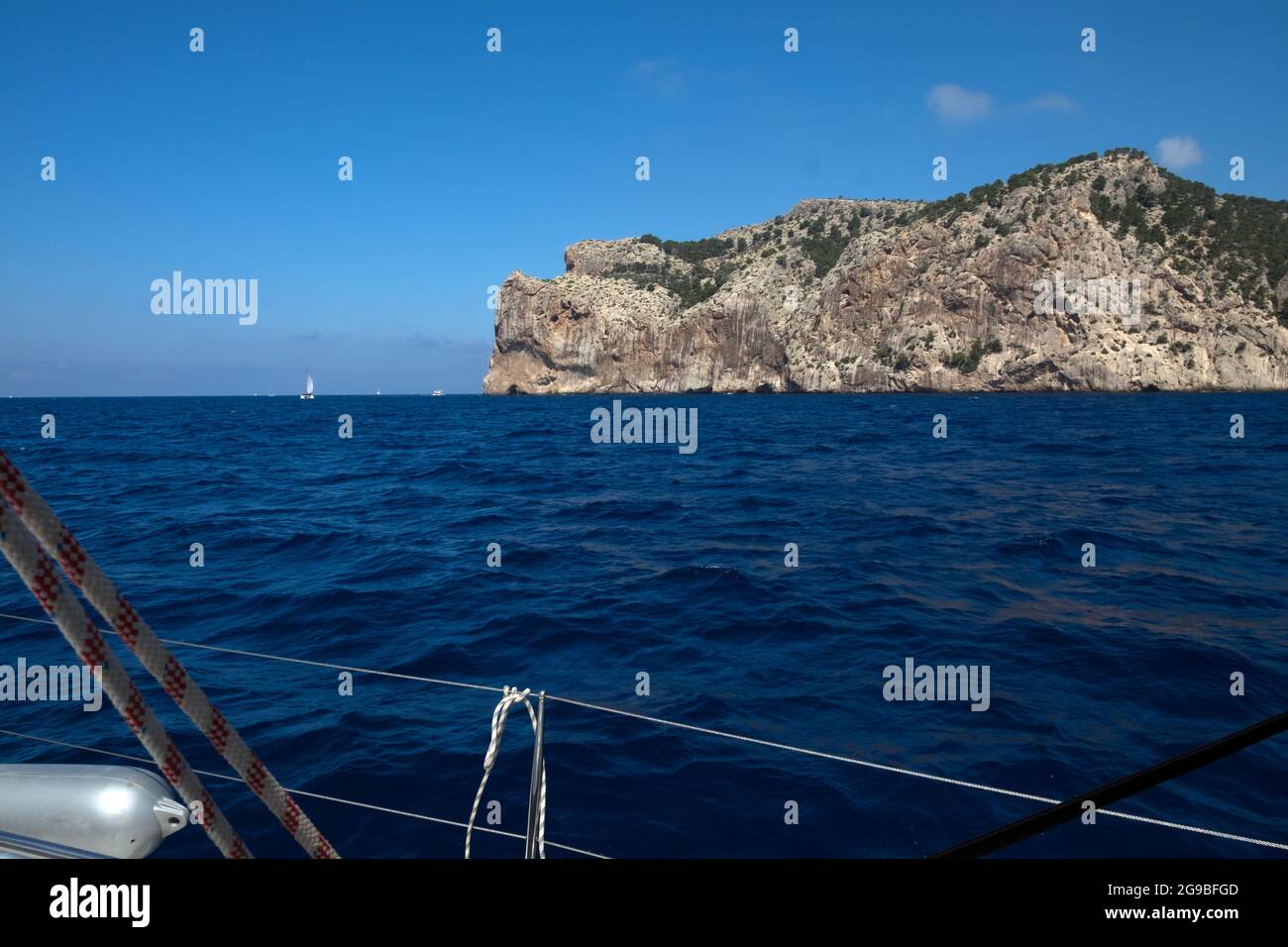 Vela a Maiorca, Maiorca, Isole Baleari Foto Stock