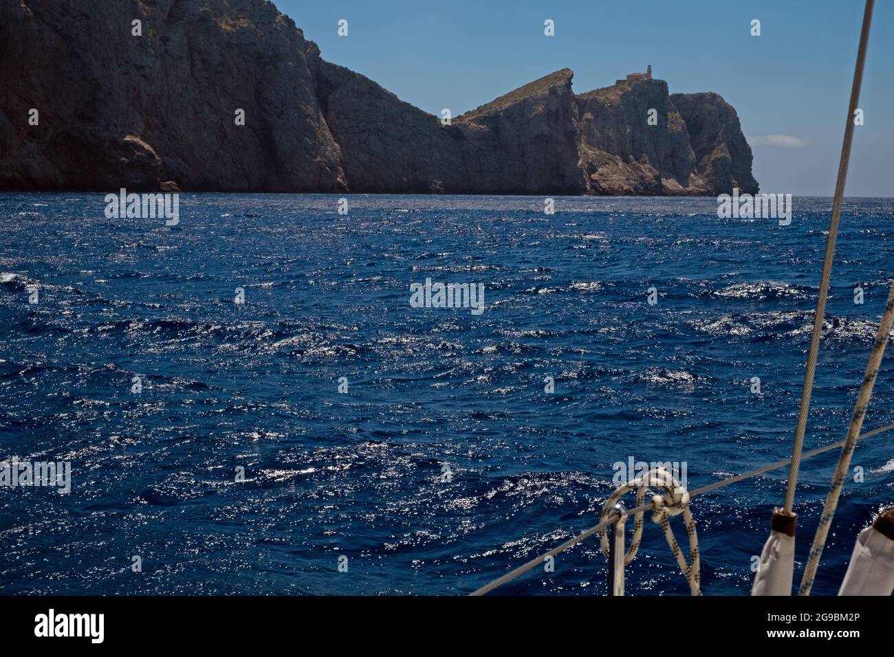 Vela a Maiorca, Maiorca, Isole Baleari Foto Stock