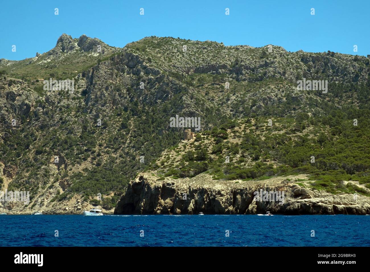 Vela a Maiorca, Maiorca, Isole Baleari Foto Stock