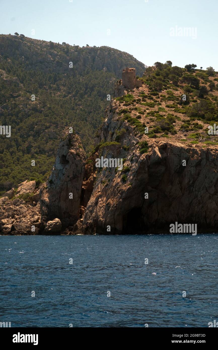 Vela a Maiorca, Maiorca, Isole Baleari Foto Stock