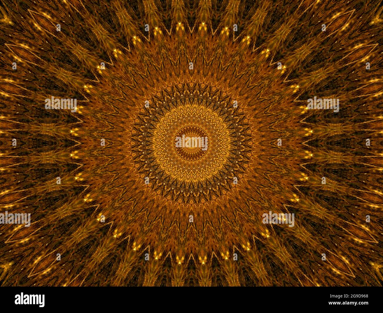 sfondo textural kaleidoscopic pattern Foto Stock
